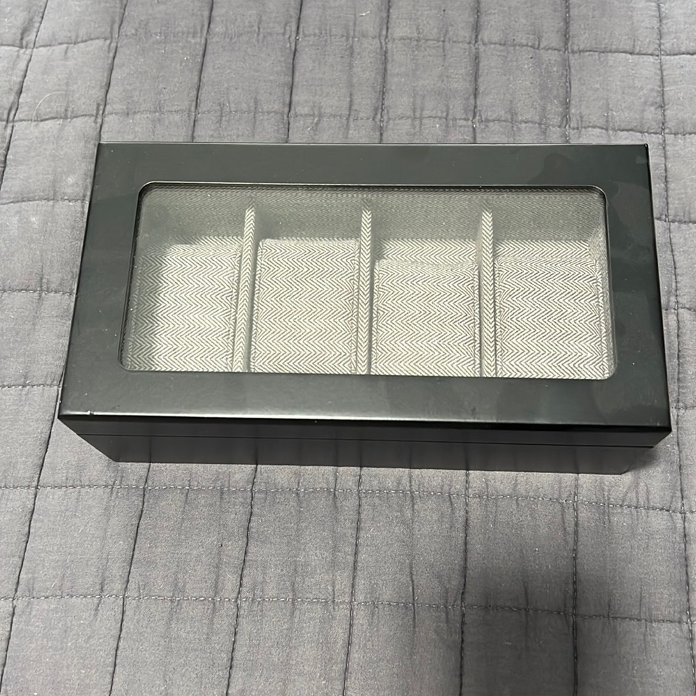 Watch Dresser-top Case black wood Qty4